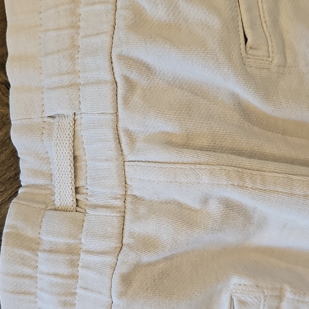 Athleta Cream Farallon Heathered Wide Crop - Picture 7 of 9